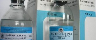 What is a sodium chloride dropper used for?