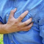 Man holding his hand to his heart