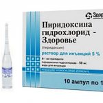 Пиридоксина гидрохлорид в ампулах — инструкция по применению