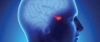 Problems with elevated TSH may occur due to brain damage