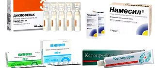Противовоспалительные препараты – обзор всех форм лекарств