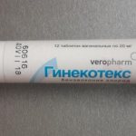 таблетки гинекотекс