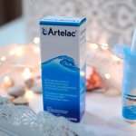 Упаковка и флакон глазных капель артелак