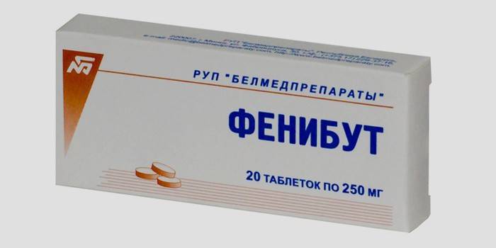Упаковка препарата Фенибут